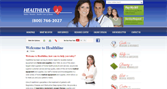 Desktop Screenshot of healthlinedme.com